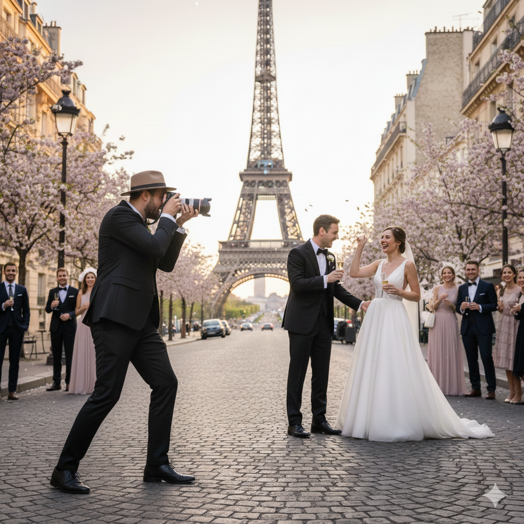 Qui serait le meilleur photographe de mariage à Paris